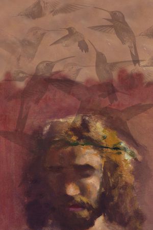 抽象人物印花华亿平台图片