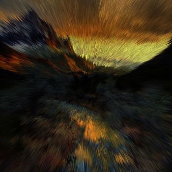 抽象印花华亿平台图片