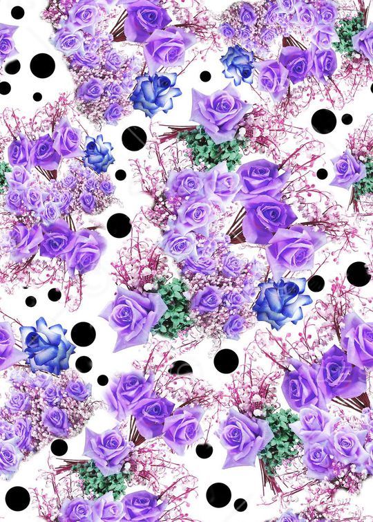 田园风格印花华亿平台图片