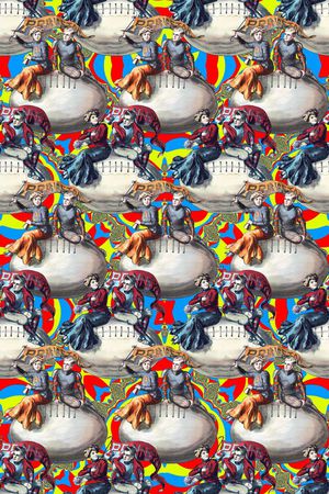 休闲风印花华亿平台图片