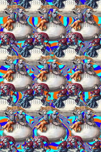 448330-休闲风橄榄球联盟插画趣味男装卫衣外