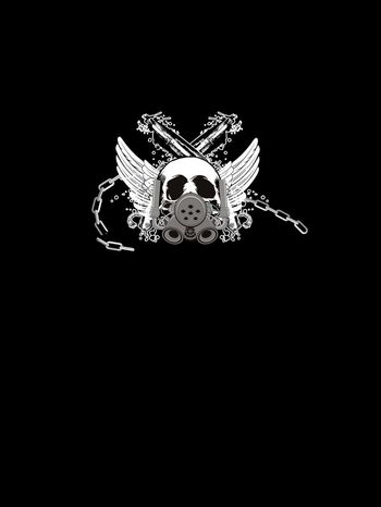 定位骷髅印花华亿平台图片