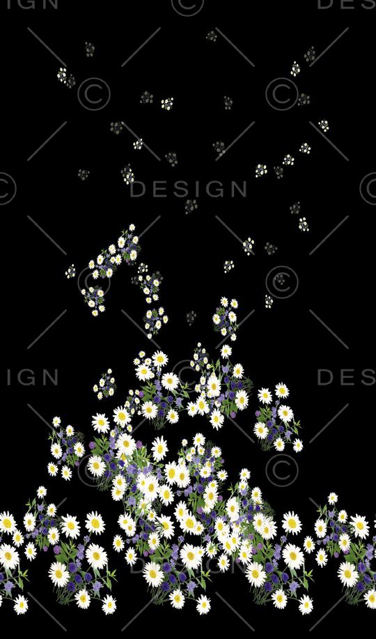 白野菊印花华亿平台图片