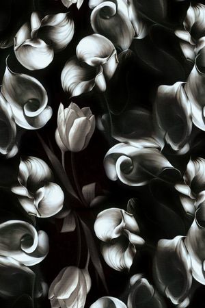 抽象花卉印花华亿平台图片