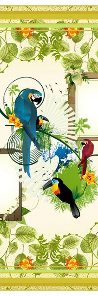 流行时尚清爽印花华亿平台图片