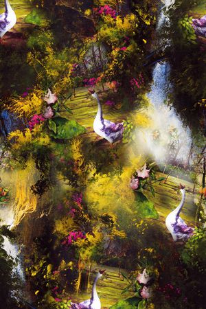 时尚印花华亿平台图片