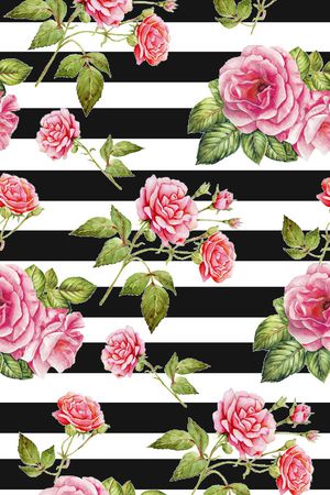 几何图案印花华亿平台图片