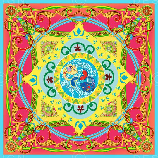 欧式印花华亿平台图片