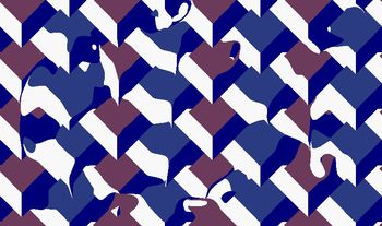 448791-男装几何碎乱方块华亿平台