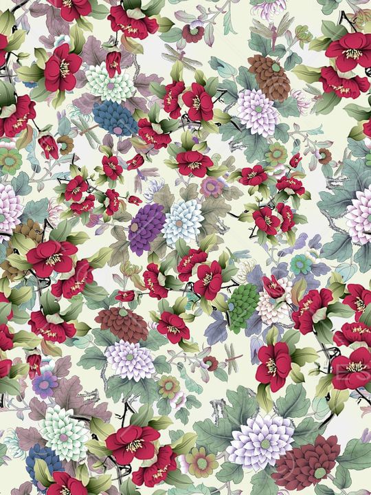 复古风格印花华亿平台图片