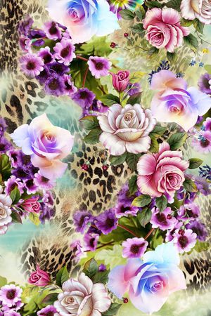 清爽印花华亿平台图片