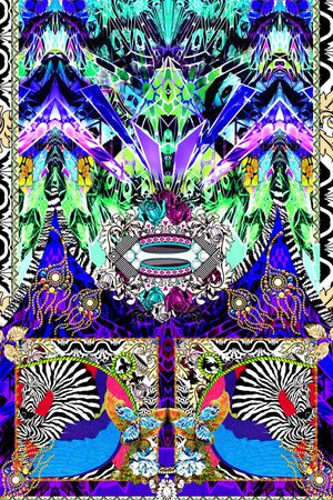 时尚印花华亿平台图片