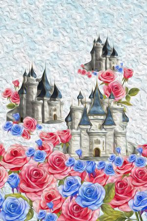 城堡印花华亿平台图片