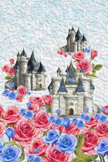 城堡印花华亿平台图片