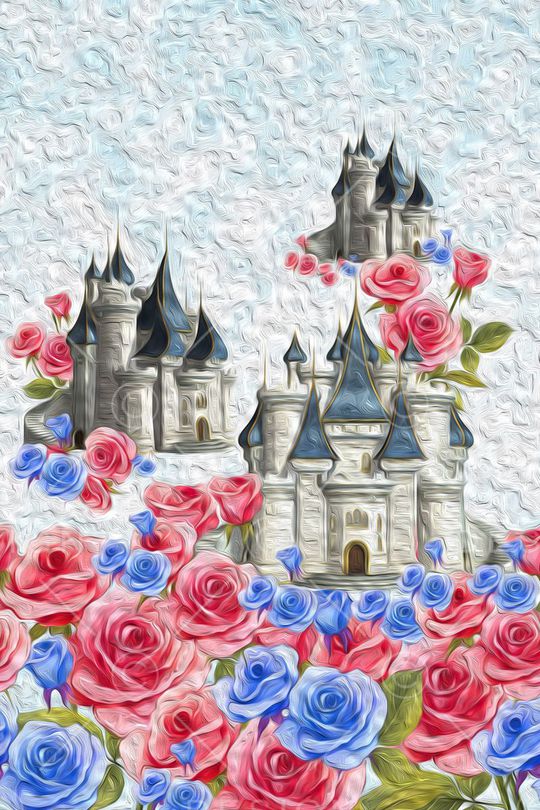 城堡印花华亿平台图片