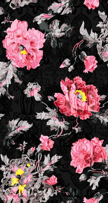 抽象印花华亿平台图片