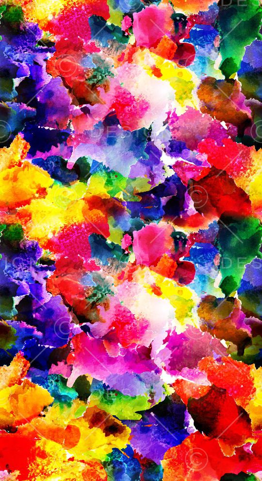 水彩机理印花华亿平台图片