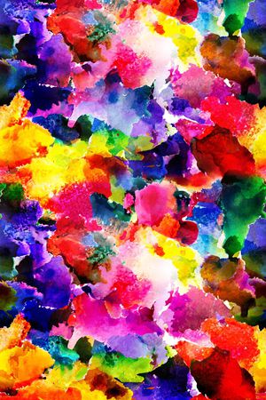 水彩机理印花华亿平台图片