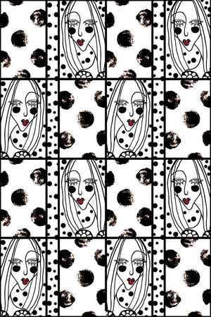 黑白印花华亿平台图片