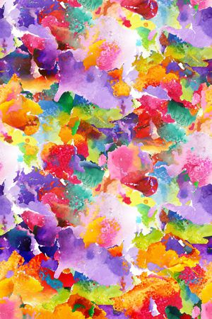 水彩机理印花华亿平台图片