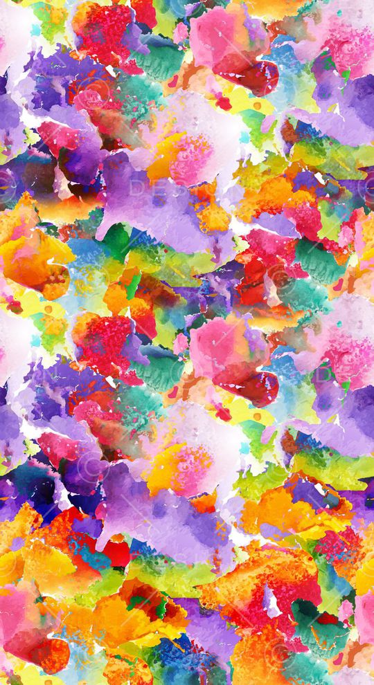 水彩机理印花华亿平台图片