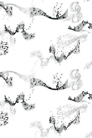 五线谱印花华亿平台图片