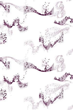 五线谱印花华亿平台图片