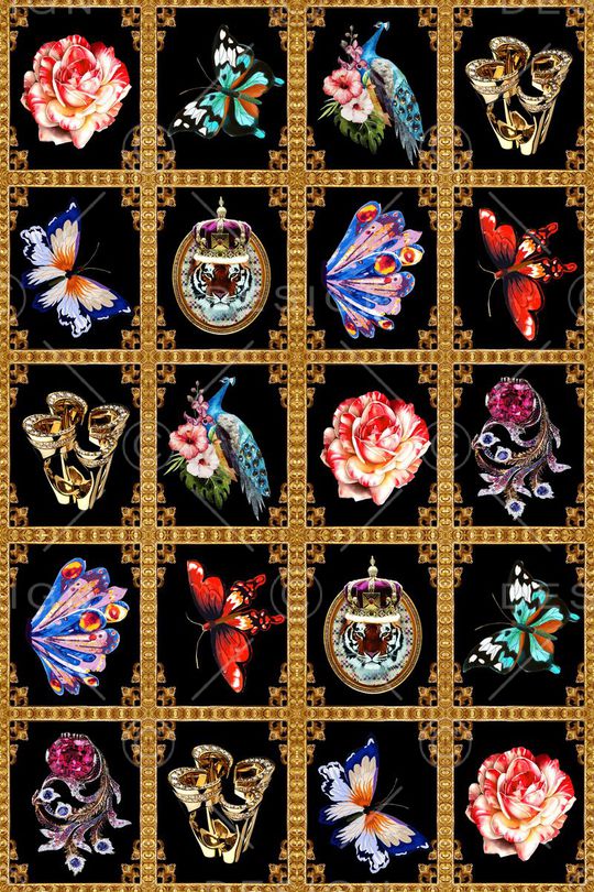 欧式宫廷印花华亿平台图片