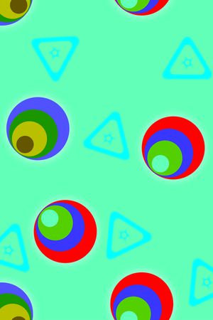 几何风格印花华亿平台图片