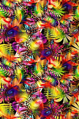 抽象印花华亿平台图片