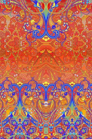 复古印花华亿平台图片