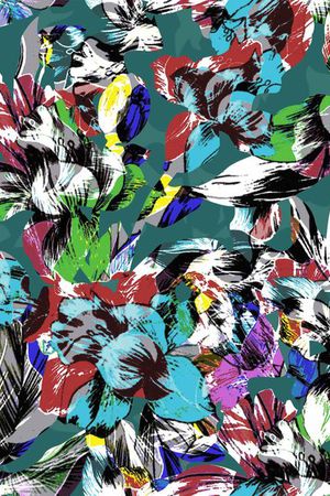 复古印花华亿平台图片