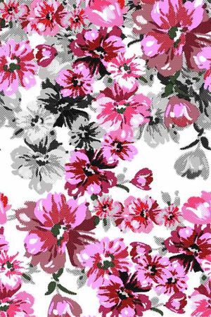 复古印花华亿平台图片