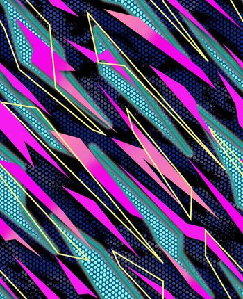 抽象印花华亿平台图片