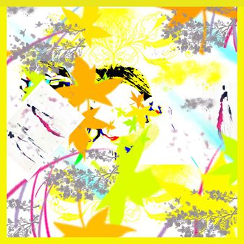 抽象印花华亿平台图片