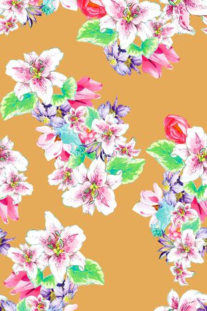 花朵印花华亿平台图片