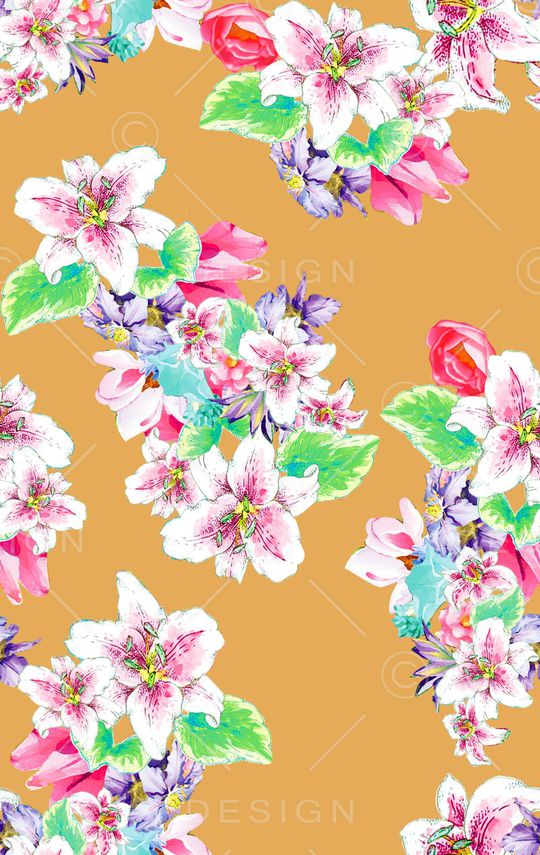 花朵印花华亿平台图片