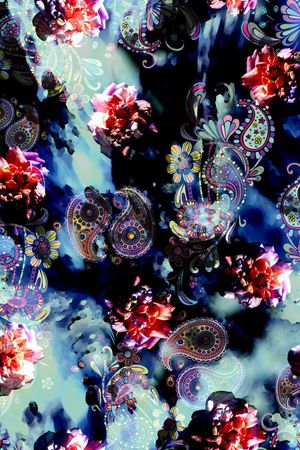 抽象印花华亿平台图片