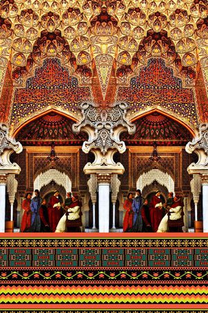 欧式宫廷印花华亿平台图片