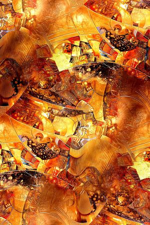 抽象印花华亿平台图片