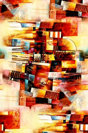 抽象印花华亿平台图片