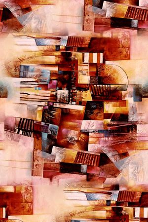 抽象印花华亿平台图片