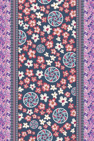 暖色印花华亿平台图片