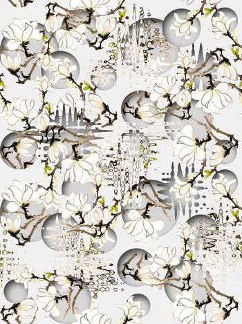 449612-潮流大波点手绘花卉瑕疵华亿平台