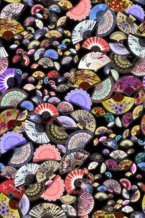 扇子印花华亿平台图片