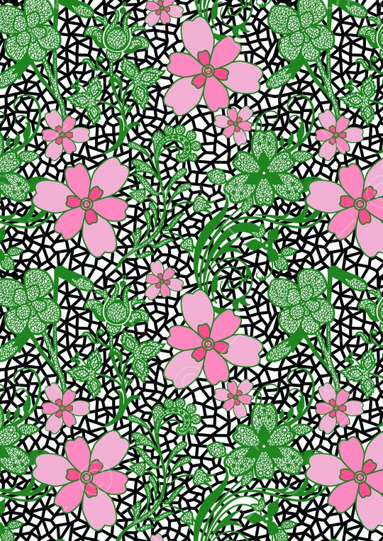 鸢尾印花华亿平台图片