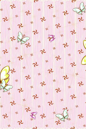 蝴蝶印花华亿平台图片