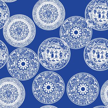 449879-青花瓷盘子