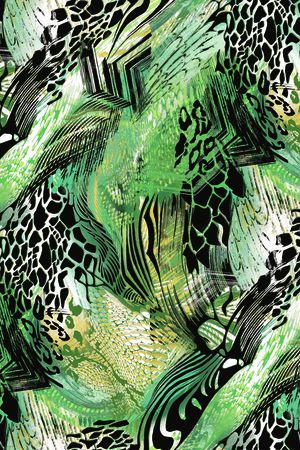 抽象印花华亿平台图片