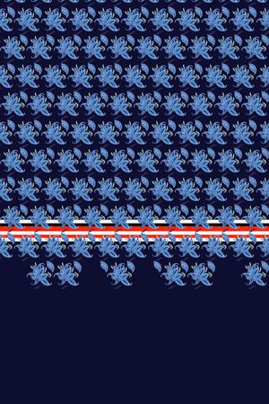 简约几何线条印花华亿平台图片